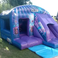 Disco Slide Bouncy Castle