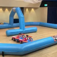 Bouncy Castle And Didi Car Racetrack