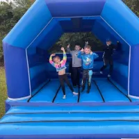 Blue Bouncy Castle