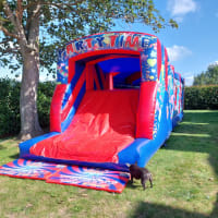 42ft Blue And Red Party Time Assault Course