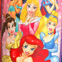 12ft X 12ft Pink And Purple - Disney Princess Theme