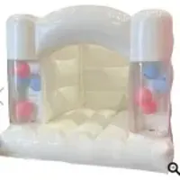 White Package Toddler Bouncy Castle And Soft Play