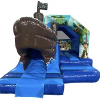 Pirate Bouncy Castle 3d With Slide