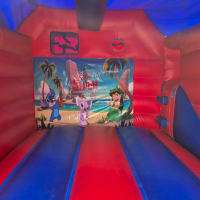 15ft X 15ft Lilo And Stitch Themed Bouncy Castle