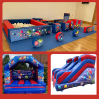 Red Party Slide Fun