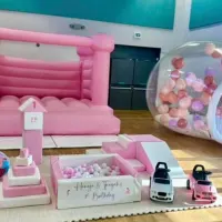 Bouncy Castle And Bubble Balloon Dome Package