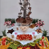Duel Cascading Chocolate Fountain Hire