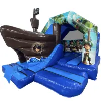 Pirate Bouncy Castle 3d With Slide