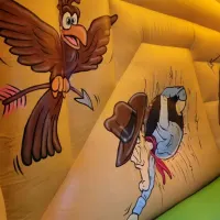15ft X 15ft The Old Western Saloon Bounce And Front Slide