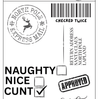 North Pole Present Labels