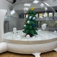 Bubble Balloon Dome Xmas Theme