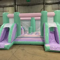Pastel Double Slide Activity Bouncer