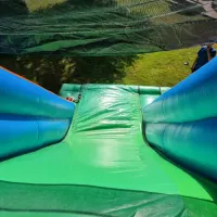18ft Multi Coloured Mini Mega Slide