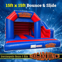 15ft X 15ft Megabounce Bouncy Castle With Slide