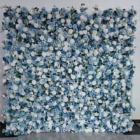 Blue Toned Flowers And White Flowers