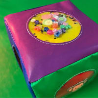 Quality Sensory Soft Play Cubes 8inch X 8inch Set Of 4 - Colours May Vary