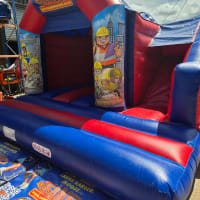 15ft X 15ft Construction Themed Bouncy Castle With Slide