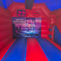 15ft X 15ft K Pop Demon Hunters Themed Bouncy Castle