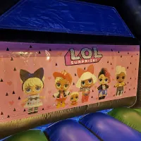 Lol Dolls Disco Bouncy Castle