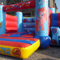 My Little Pony Bouncy Castle With Side Slide