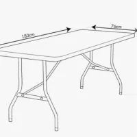 Childrens 6ft Table And Chair Package