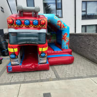 3d Fire Engine Castle And Slide