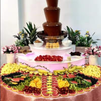 Chocolate Fountain And Fruit Combi Display