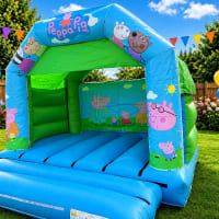 Party Time A Frame Blue Green