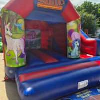 15ft X 15ft Unicorn Themed Bouncy Castle