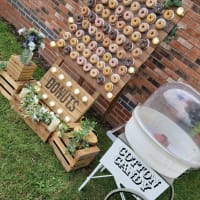Donut Wall Hire Doughnut Wall Rustic
