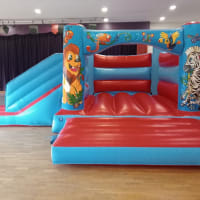 Safari Animal Themed Bouncy Castle Hire In Bourne South Lincolnshire