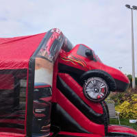 Dodge Ram Disco Bouncy Castle