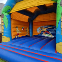 15ft X 18ft Hawaiian Themed Adult Bouncy Castle