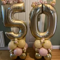 Number Balloon Display