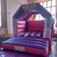Pink Purple Bouncy Castle 11x15 Unicorn Theme