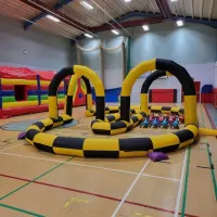 33 Foot Inflatable Race Track And Didi Cars Package