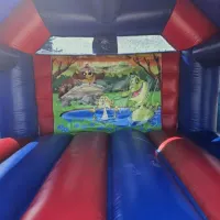10ft X 12ft Jungle Interchangeable Bouncy Castle