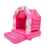 Pink Junior Party Bouncy Castle