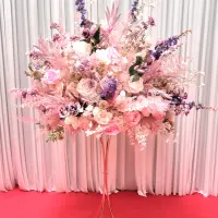 Blush Pinks & White Floral Centrepieces