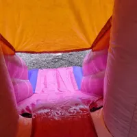 14ft X 16ft Pink N Funky Bounce And Front Slide