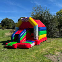 Unicorn Front Slide Disco Castle