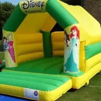 11ft X 15ft Princess Castle - Green And Yellow