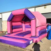 15x12ft Pink And Purple Bouncy Castle