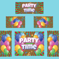 Bca-06 Kids Party Time A Frame Castle