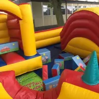 Play Park 15x15 Includes Bouncy Castle , Slide , Ball Pool