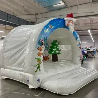 Christmas 3d Bouncy Castle