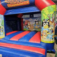 12ft X 12ft Bluey Themed Bouncy Castle