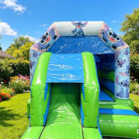 12ft X 18ft Blue And Green Combi Lilo And Stitch Artwork