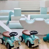 White And Mint Soft Play