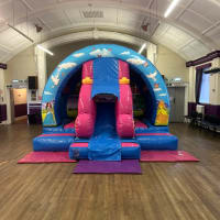 3d Princess Bouncy Castle With Slide 14ftx16ft